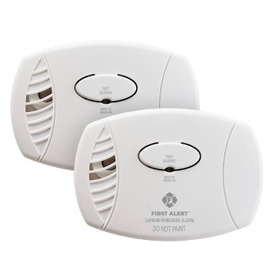 First Alert 2pk CO400CN2 Battery Powered Carbon Monoxide Detector