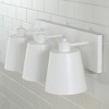 Capital Lighting Alden 3 - Light Vanity in  Matte White - 4 of 4
