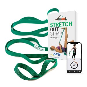 The Original Stretch Out Strap with Exercise Book, USA Made Stretch Out Straps for Physical Therapy, Yoga Stretching Strap, and Knee Therapy by OPTP - 1 of 4