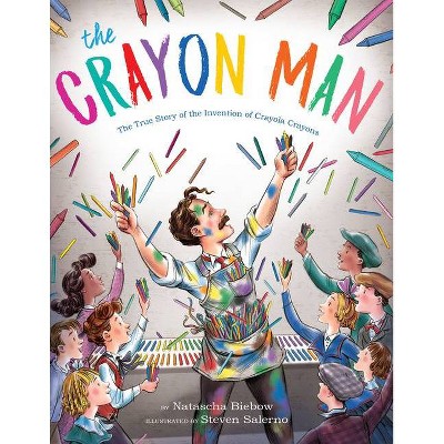 The Crayon Man - by  Natascha Biebow (Hardcover)