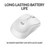 Logitech M240 Silent Bluetooth Mouse Off-White 910007116 - 4 of 4