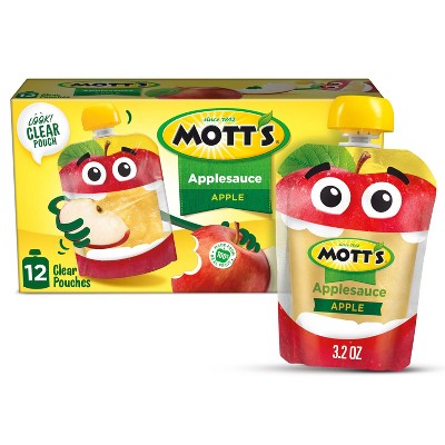 Mott's Applesauce - 12ct/3.2oz Pouches