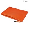Unique Bargains Waterproof Cloth Zipper Home Office Travel File Bags 5 Pcs - 3 of 4