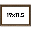PosterPalooza | Sculpted Gold Picture Frame - UV Acrylic, Backing Board, Hanging Hardware Included - 2 of 4