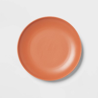 10.13&#34; Stoneware Avesta Dinner Plate Rust - Threshold&#8482;