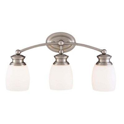 Savoy House Elise 3 - Light Vanity in  Satin Nickel
