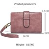 FATMOON Women's Wallets - RFID Blocking PU Leather Wallet - Stylish Compact Bifold Design with Detachable Wrist Strap for Everyday Carry - 3 of 4