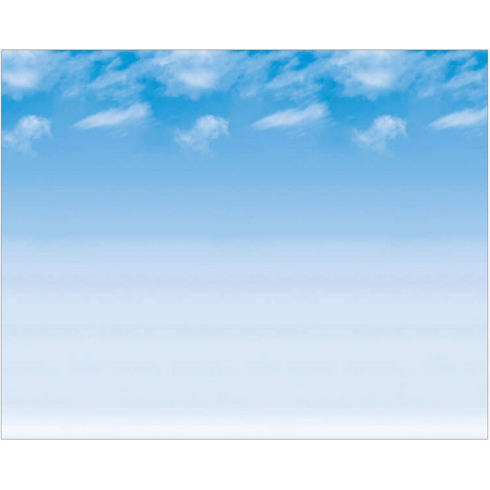 Photos - Creativity Set / Science Kit 4pk 4'x12' Fadeless Bulletin Board Art Paper Wispy Clouds - Pacon