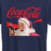 Women's - Coca-Cola - Vintage Santa Claus with Red Logo Short Sleeve Graphic T-Shirt - 2 of 4
