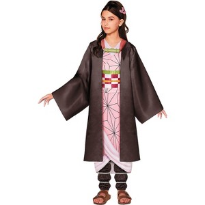 Demon Slayer Girl's Nezuko Kamado Dress Halloween Costume Dress - 1 of 2