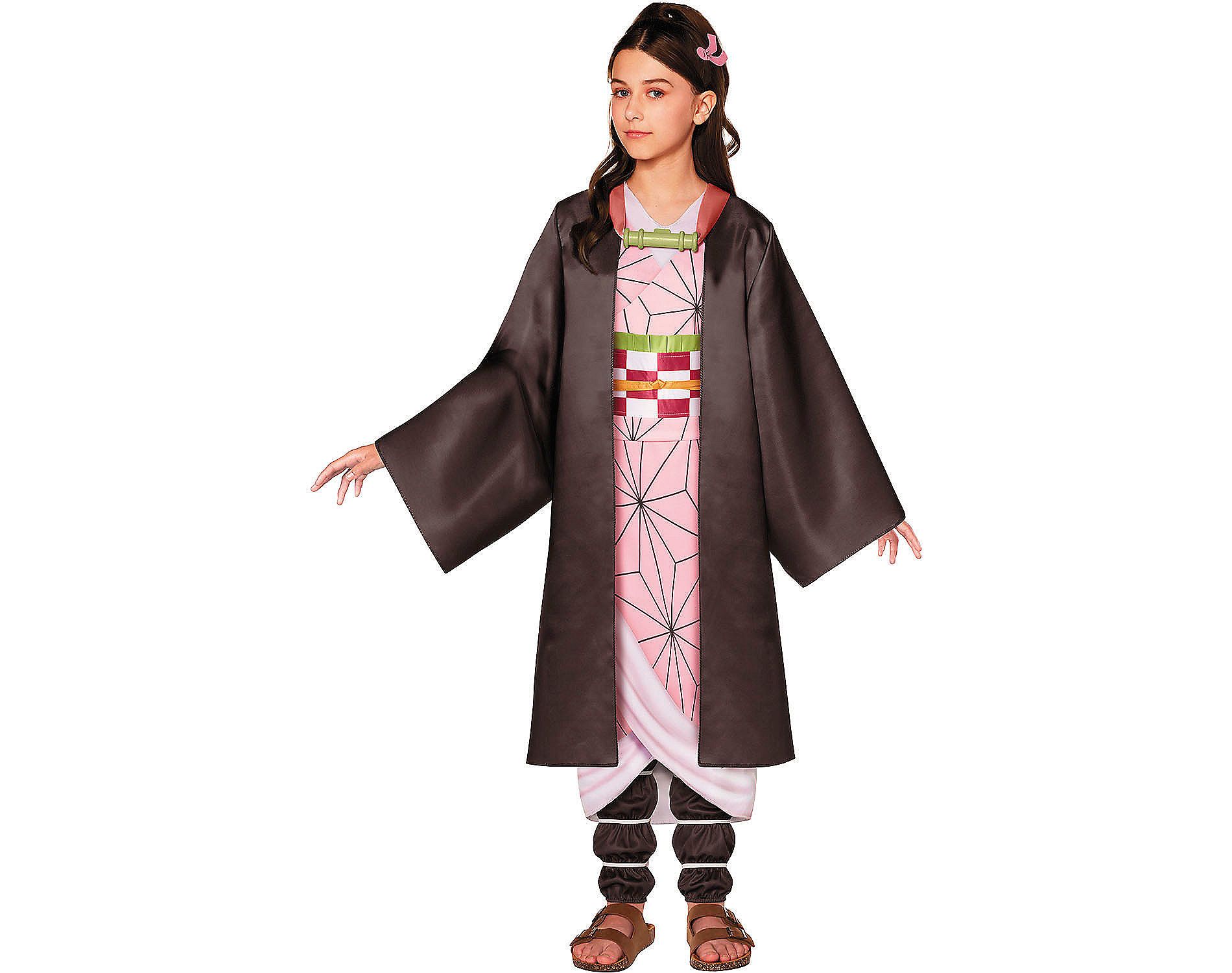 Demon Slayer Girl's Nezuko Kamado Dress Halloween Costume Dress