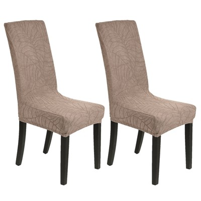 Unique Bargains Waterproof Jacquard Elastic Band Durable Dining Chair Slipcovers