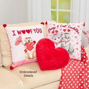 The Lakeside Collection Valentine's Day Accent Pillows - 1 of 4