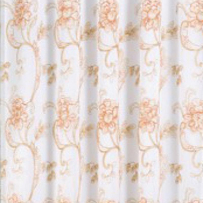 RT Designers Collection Remy Stylish & Premium Embroidered Curtain Panel 54" x 84" Orange, 4 of 5