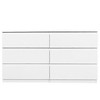 KIGFTSOD 6 Drawer Double Dresser for Bedroom Living Room Hallway,white - 4 of 4