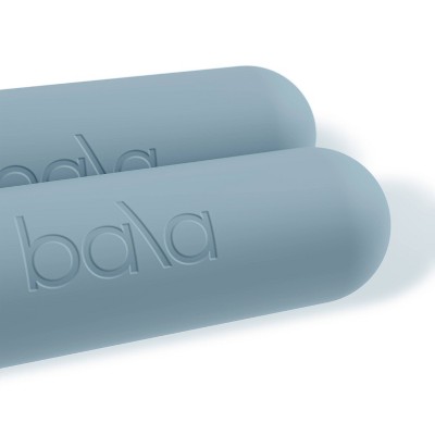 Haltères Lestées Bala Bars - 2 X 3 Lbs (environ 1.36kg), Couleur Vert Sage, Avec étui, Neufs