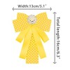 INSPIRE CHIC Women's Shirt Decoration Polka Dots Bow Ties Ribbon Brooch Pin 1 Pc - 2 of 4
