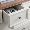 AndMakers Beige 37.66 in. H Accent Cabinet with 7 Drawers - 4 of 4