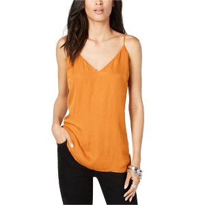 I.N.C International Concepts Womens V Neck Cami Tank Top, Yellow, Medium - 1 of 1