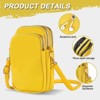 BEAFUP Women's Mini Crossbody Bag - Stylish and Functional Water-Resistant Phone Pouch, Adjustable Shoulder Strap,Multiple Compartments - 4 of 4