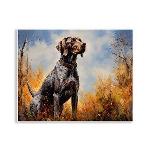 Stupell Industries Brown Bird Hunting Dog Wall Plaque Art, 14" x 11" - 1 of 4