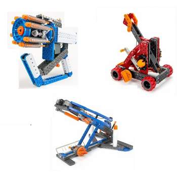 HexBUG Vex Robotics Launchers STEM Construction Kit Bundle, 3-pack