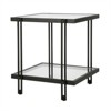Metal Side Table in Black - Henn&Hart - 4 of 4