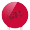 Lewis University Primary Logo Acrylic Cake Topper Party Decoration for Wedding Anniversary Birthday Graduation - 3 of 4