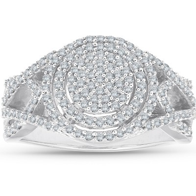 Pompeii3 1/2-ct. T.W. Diamond Ring 10K White Gold