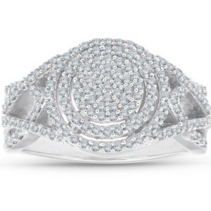 Pompeii3 1/2-ct. T.W. Diamond Ring 10K White Gold - 1 of 4