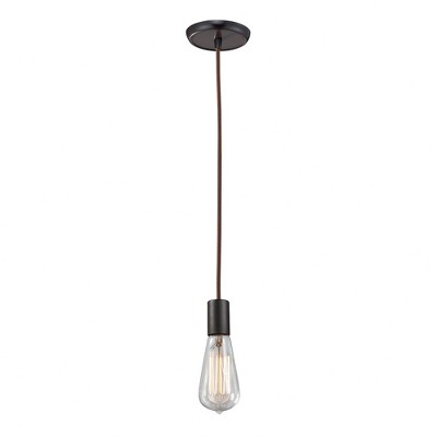 Elk Home Menlow Park 1 - Light Pendant in  Oiled Bronze