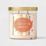 Lidded Glass Jar Candle Blushing Amber - Opalhouse™