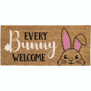 Evergreen Every Bunny Welcome Sassafras Indoor Outdoor Switch Doormat 1'10"x10" Multicolored - 1 of 1