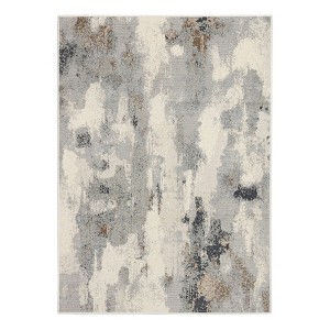 Watercolor Area Rug Gray - Threshold™ - 1 of 4