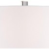 Barnes and Ivy Table Lamps 28" Tall Set of 2 Porcelain Blue Floral Jar Geneva White Drum Shade for Living Room Family Bedroom Bedside - 3 of 4