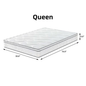 Rbied Memory Foam Mattress, 10 Inch Hybrid Mattress with Gel Memory Foam, Dust-proof and Anti-allergic Safety Material - 1 of 4