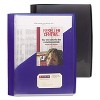Smead Clear Front Poly Report Cover With Tang Fasteners 8-1/2 x 11 Blue 5/Pack 86011 - 3 of 3