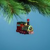 Glittered Glass Train Ornament (Set of 6) - 3 of 4