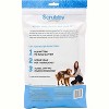 Rinse-Free Shampoo Mittens for Dogs and Cats - Pet Bath Wipes, Hypoallergenic No-Rinse Wash Mitt for Grooming, Lather Wipe Dry - 2 of 4