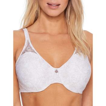 Hanes Bali Passion for Comfort Minimizer Underwire Bra_White_42DDD at   Women's Clothing store