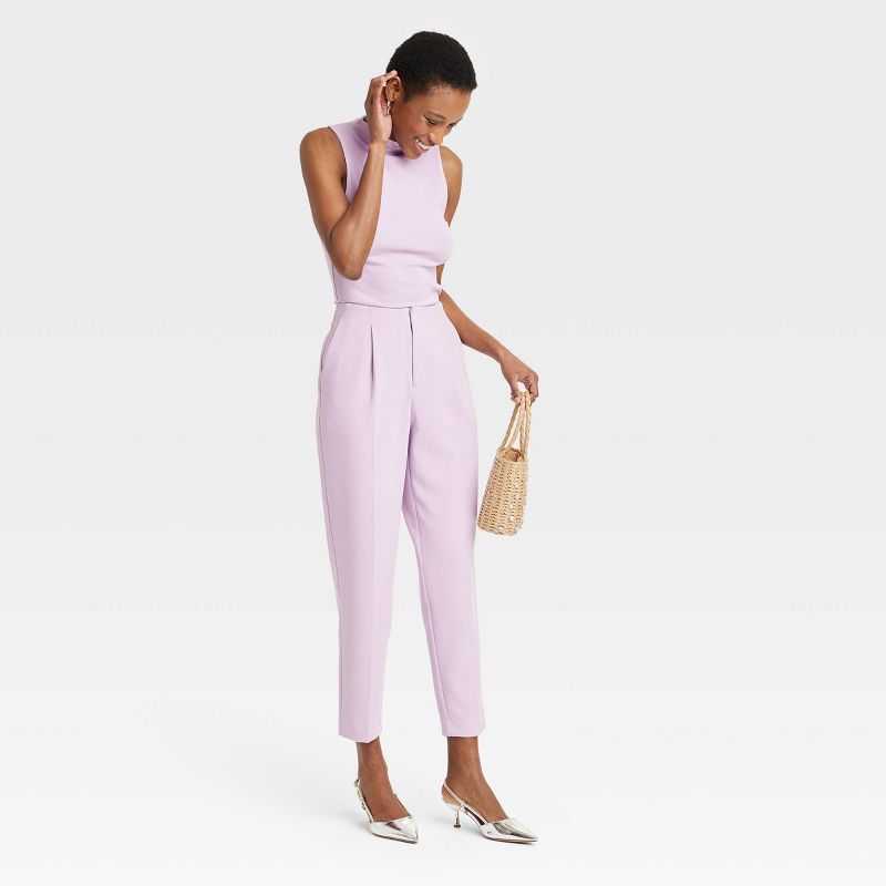 Women's High-Rise Tailored Trousers - A New Day™, 4 of 7
