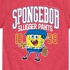 Boys' - SpongeBob SquarePants - Spongebob Slugger Pants Short Sleeve Graphic T-Shirt - 2 of 4