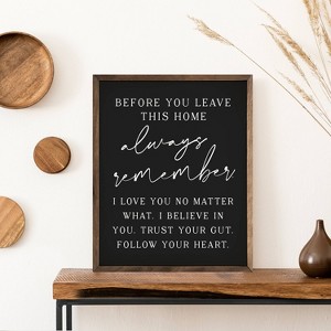 Kendrick Home Always Remember I Love You Wall Art - 1 of 4