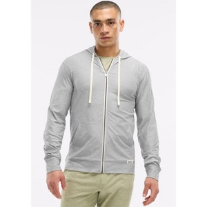 Peloton Men's Dreamblend Full Zip, Light Heather Grey - 1 of 4
