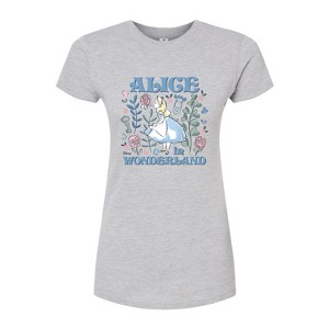 Women's - Disney - Alice In Wonderland Fitted Graphic T-Shirt - 1 of 3