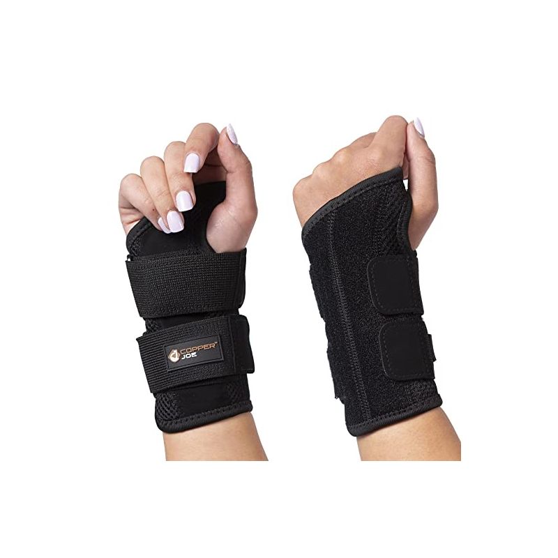 Copper Joe Ultimate Copper Infused Wrist Brace for Carpal Tunnel Tendonitis Arthritis Day and Night Wrist Support Brace Men & Women Left or Right Hand, 1 of 6