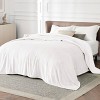 Cozy Comfort by Bedsure | Flannel Blanket Solid 260GSM Soft Fuzzy Plush Bed Blanket - 2 of 4
