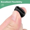 Unique Bargains Rubber Corrosion-Resistant Silicone Snap-in Locking Hole Plugs Black - 4 of 4