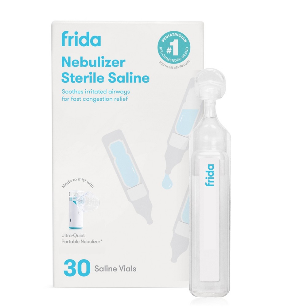 Frida Baby Sterile Saline Vials - 30ct: Cold, Cough or Flu Treatment, Liquid Form