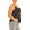 P.J. Salvage Womens Striped Pajama Sleep Cami Tank Top - 2 of 4